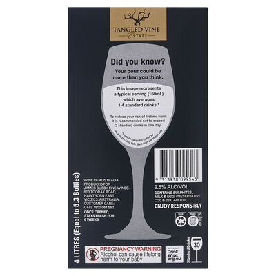 Tangled Vine Rose Cask 4l Each | Liquorland
