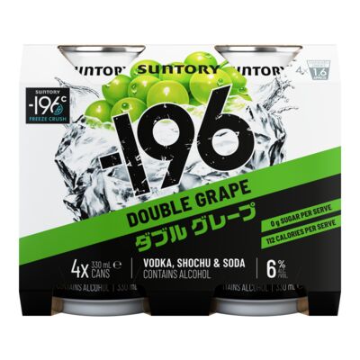  196 Double Grape 6 Can 330mL Pack 4 | Liquorland
