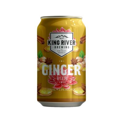 King River Ginger Beer Can 375mL Each | Liquorland