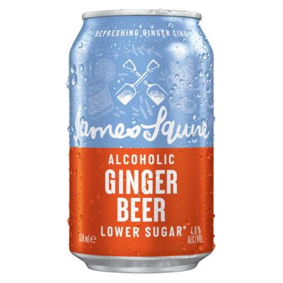 James Squire Ginger Beer Low Sugar Can 330mL Each | Liquorland