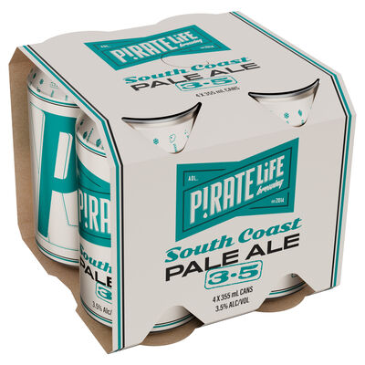 Pirate Life South Coast Mid Can 355mL Pack 4 | Liquorland