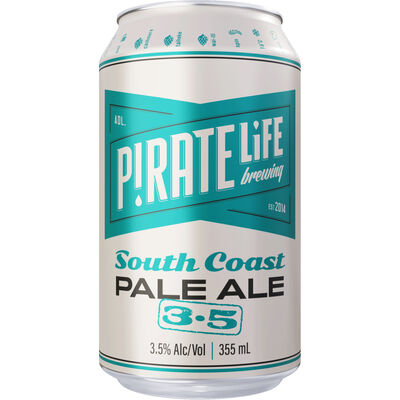 Pirate Life South Coast Mid Can 355mL Each | Liquorland