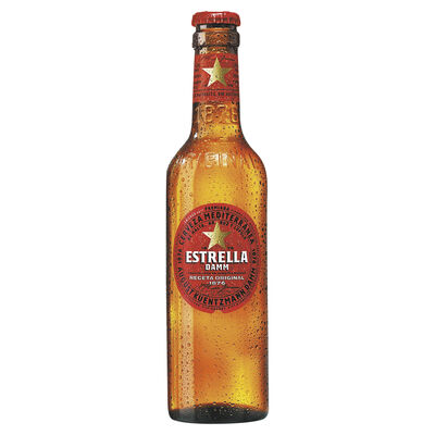 Estrella Damm Lager Bottle 330mL Each | Liquorland