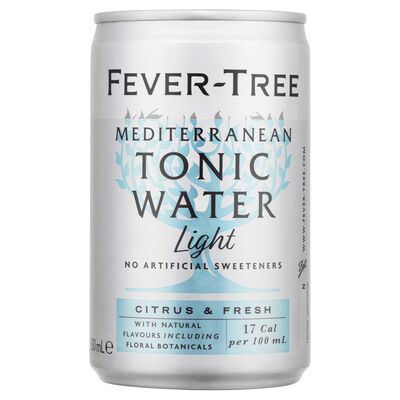 Fever Tree Mediterranean Light Tonic 8pk Can 150mL Each | Liquorland