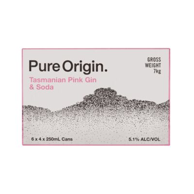 Pure Origin Pink Gin Soda Can 250mL Carton 24 | undefined