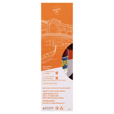 Aperol Postcard Prosecco Spritz Pack 1 45l Each | Liquorland