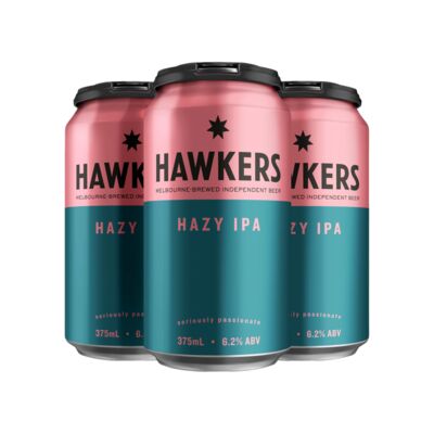 Hawkers Hazy Ipa Can 375mL Pack 4 | Liquorland