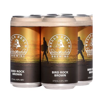 Bells Beach Bird Rock Brown Can 375mL Pack 4 | Liquorland