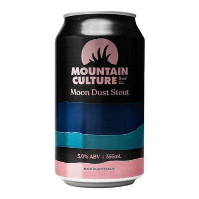 Mountain Culture Moon Dust Stout Can 355mL Each | Liquorland