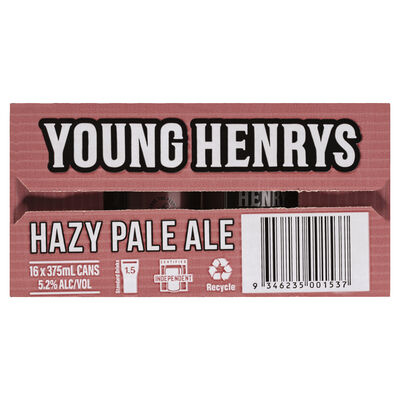 Young Henrys Hazy Pale Can 375mL Carton 16 | undefined