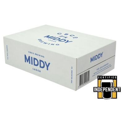 Cbco Middy Lager Can 375mL Carton 24 | Liquorland