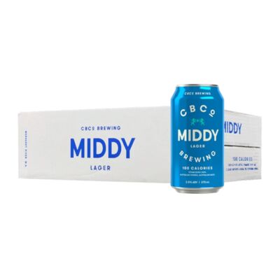 Cbco Middy Lager Can 375mL Carton 24 | Liquorland