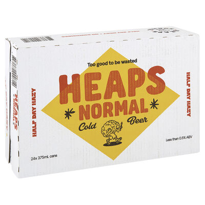 Heaps Normal Half Day Hazy Can 375mL Carton 24 | Liquorland