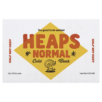 Heaps Normal Half Day Hazy Can 375mL Carton 24 | Liquorland