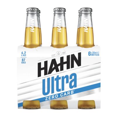 Hahn Ultra Low Carb Bottle 330mL Pack 6 | Liquorland