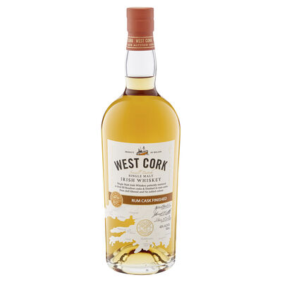 West Cork Rum Cask Single Malt Irish Whiskey 700mL Each | Liquorland