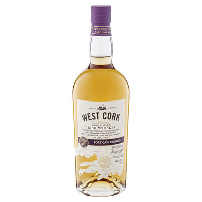 West Cork Port Cask Single Malt Irish Whiskey 700mL Each | Liquorland