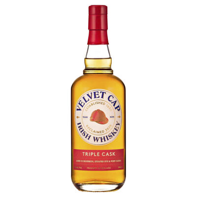 Velvet Cap Triple Cask Irish Whiskey 700mL Each | Liquorland