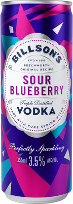Billson S Sour Blueberry Vodka Mixed Drink Can 355mL Each | Liquorland
