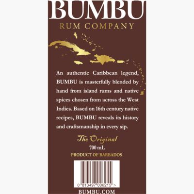 Bumbu The Original Rum 700mL Each | Liquorland