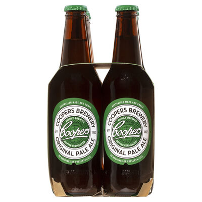 Coopers Original Pale Ale Bottle 375mL Pack 6 | Liquorland