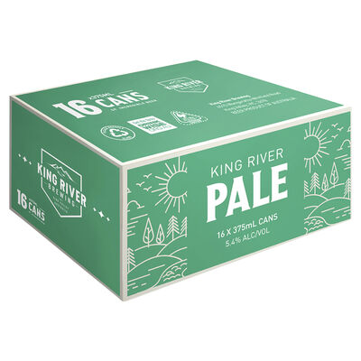 King River Pale Can 375mL Carton 16 | Liquorland