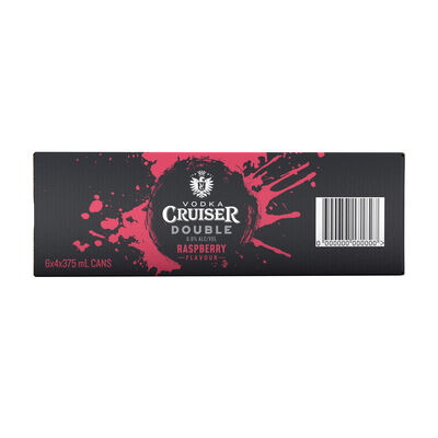 Vodka Cruiser Double Raspberry Can 375mL Carton 24 | Liquorland
