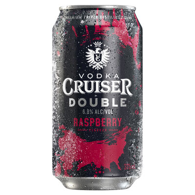 Vodka Cruiser Double Raspberry Can 375mL Each | Liquorland