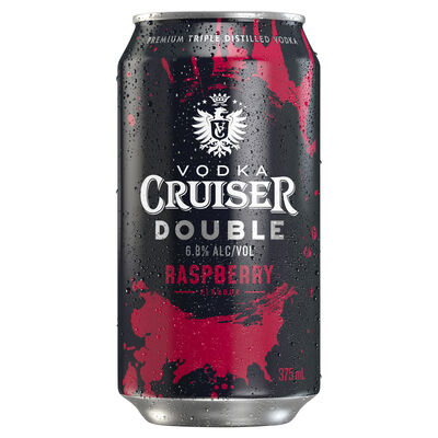 Vodka Cruiser Double Raspberry Can 375mL Each | Liquorland
