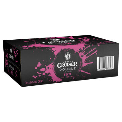 Vodka Cruiser Double Guava Can 375mL Carton 24 | Liquorland