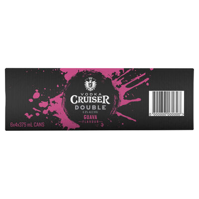 Vodka Cruiser Double Guava Can 375mL Carton 24 | Liquorland