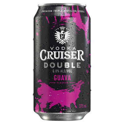 Vodka Cruiser Double Guava Can 375mL Each | Liquorland