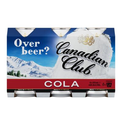 Canadian Club Cola Can 375mL Pack 6 | Liquorland