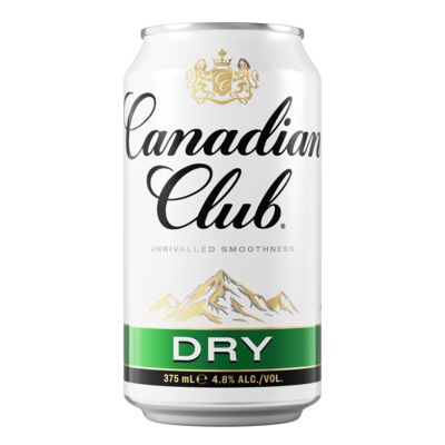 Canadian Club Dry Can 375mL Each | Liquorland