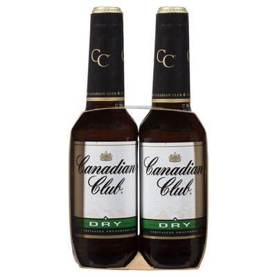 Canadian Club Dry 4 8 Bottle 330mL Pack 4 | Liquorland