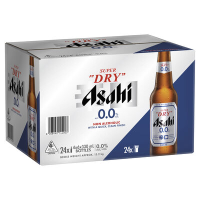 Asahi 0 0 Bottle 330mL Carton 24 | Liquorland