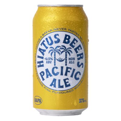 Hiatus Beers Non Alcoholic Pacific Ale Can 375mL Carton 24 | Liquorland