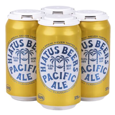 Hiatus Beers Non Alcoholic Pacific Ale Can 375mL Pack 4 | Liquorland
