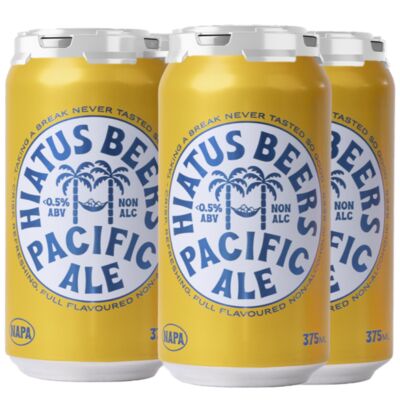Hiatus Beers Non Alcoholic Pacific Ale Can 375mL Pack 4 | Liquorland