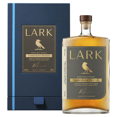 Lark Tasmanian Peated Single Malt Australian Whisky 500mL Each | Liquorland