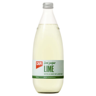 Capi Low Sugar Lime Soda 750mL Each | Liquorland