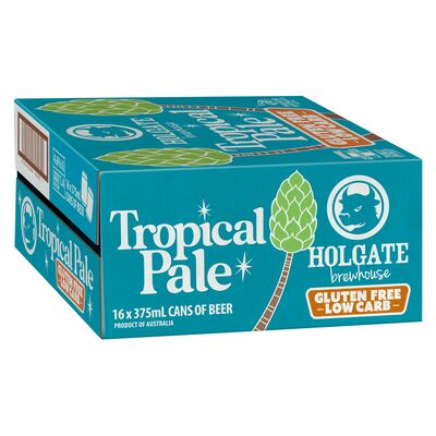 Holgate Tropical Pale Ale Gf Lc Can 375mL Carton 16 | Liquorland