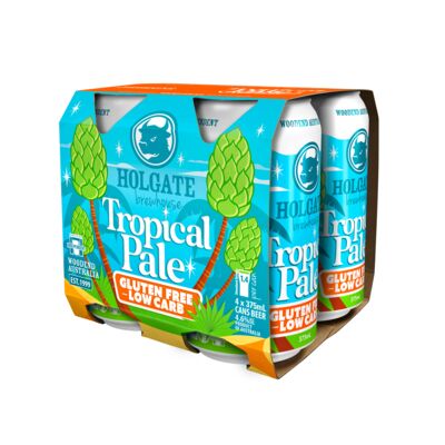 Holgate Tropical Pale Ale Gf Lc Can 375mL Pack 4 | Liquorland