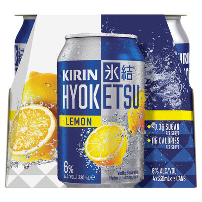Kirin Hyoketsu Lemon Can 330mL Pack 4 | Liquorland
