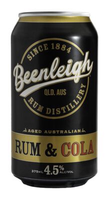 Beenleigh Aged Rum Cola 4 5 Can 375mL Each | Liquorland