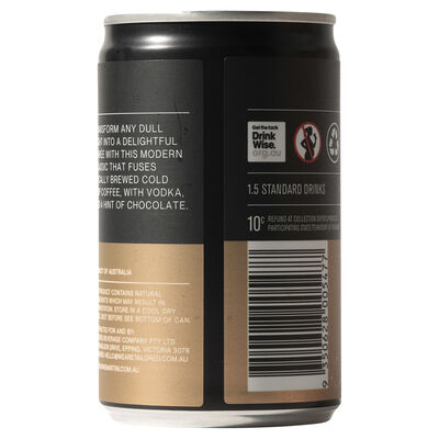 Melbourne Martini Bar Strength Espresso Can 120mL Each | Liquorland