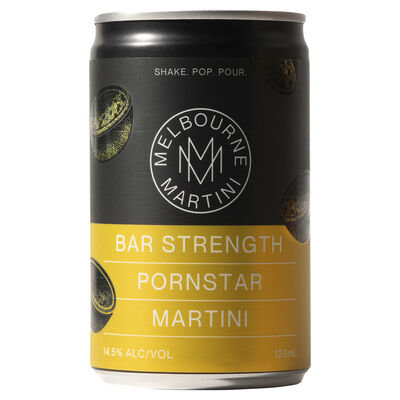 Melbourne Martini Bar Strength Porn Star Martini Can 120mL Each | Liquorland