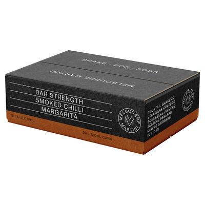 Melbourne Martini Bar Strength Chilli Margarita Can 120mL Carton 24 | Liquorland