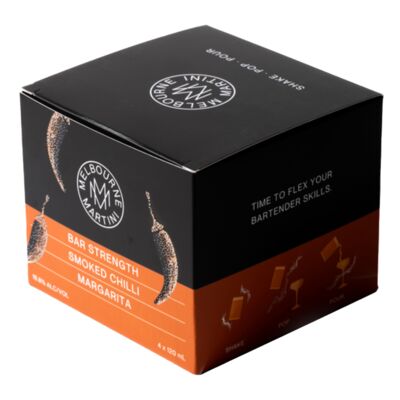 Melbourne Martini Bar Strength Chilli Margarita Can 120mL Pack 4 | Liquorland