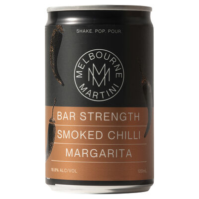 Melbourne Martini Bar Strength Chilli Margarita Can 120mL Each | Liquorland